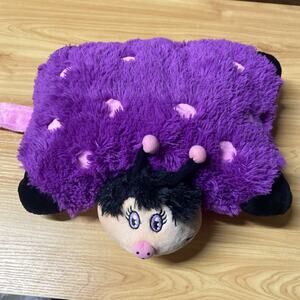 Pillow Pets PeeWee Dreamy Purple Ladybug 12 Inch Plush Limited Edition